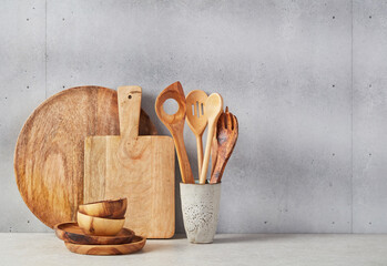 Wooden kitchen utensils - Powered by Adobe