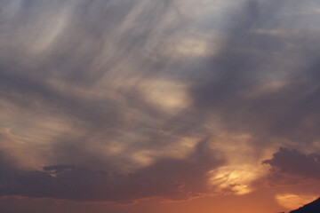 clouds in the sky