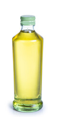 clipping path vegetable oil isolated on white background