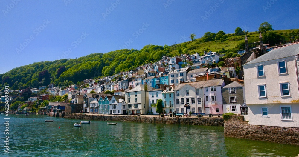 Wall mural views from the dart estuary of dartmouth devon