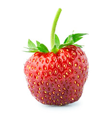 fresh strawberry isolated on white background