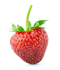 fresh strawberry isolated on white background