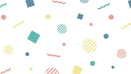 星のループアニメーション キラキラ シンプル イラスト 動画 線 シンプル かわいい 輝き 図形 Wall Mural Yugoro