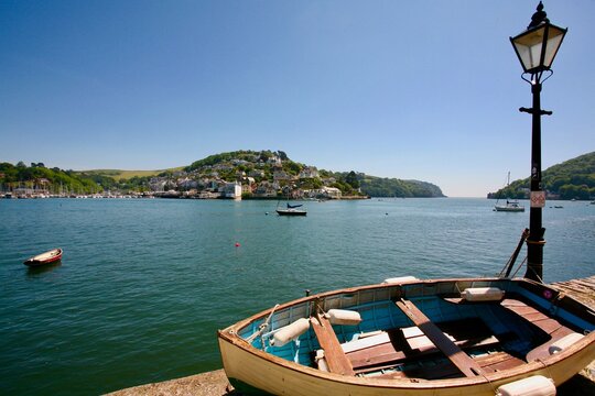 Views From The Dart Estuary Of Dartmouth Devon