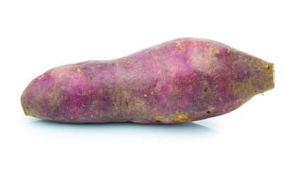 sweet potato isolated on white backgound