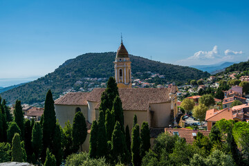 Fototapeta premium La Turbie village de la Côte d'Azur, surplombant Monaco. 