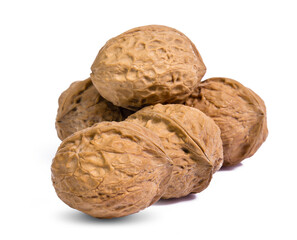 walnut isolated on white background