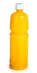 clipping path orange juice  isolated on white background