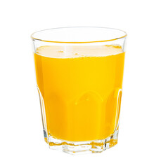 clipping path orange juice  isolated on white background