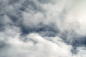 Sky with the grey clouds