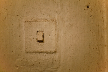 old switch on a wall