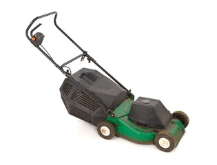 Fototapeta premium Old green lawn mower