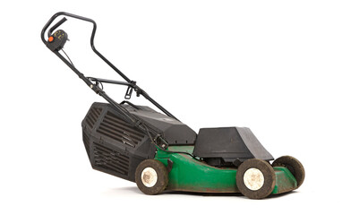 Fototapeta premium Old green lawn mower