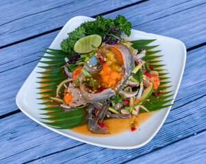 Thai Spicy Mixed Salads and Northeastern Thai Food