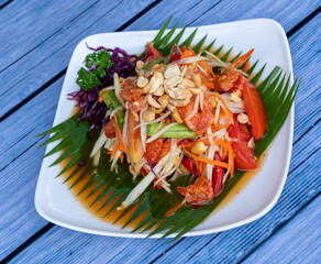 Thai Spicy Mixed Salads and Northeastern Thai Food