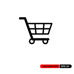 chat Shop Logo Design Template. Shopping Logo vector icon illustration design. Shopping bag icon for online shop business logo. Online store logo vector illustration. flat color style with orange.