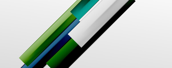 Multicolored lines background. Design template for business or technology presentations, internet posters or web brochure covers