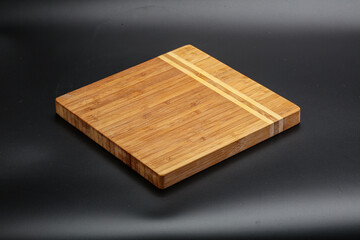 Wooden board for kitchen isolated