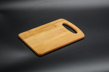 Wooden board for kitchen isolated