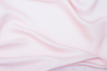 Obraz premium Abstract pink fabric texture background, silky pink fabric background