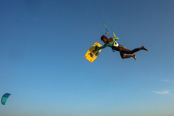 Kitesurfer In Action