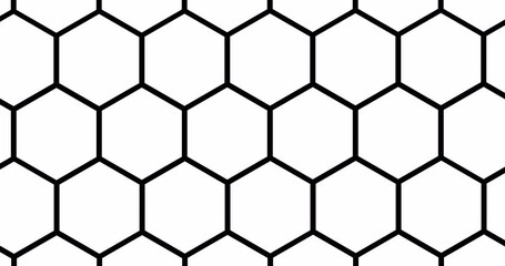 Transition mask with alpha channel. Hexagon appearance effect. 4K animation