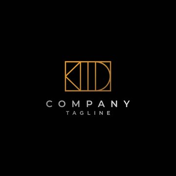 Logos with the initials KMD modern and elegant are suitable for logos of architectural companies, etc. 1