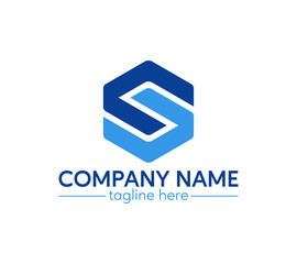 S letter logo of brand identity, company and business logo.