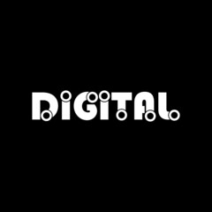 Digital services icon isolated on dark background