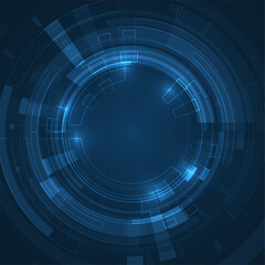 Abstract futuristic circles