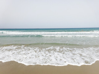 waves on the beach