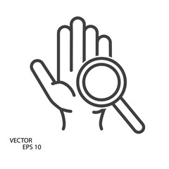Hands washing flat icon. Pictogram for web. Line stroke. Isolated on white background. Vector eps10. Clear hands.