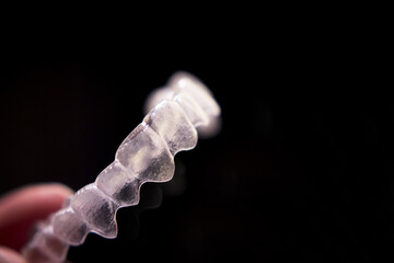 Transparent ferule retainer teeth alignment