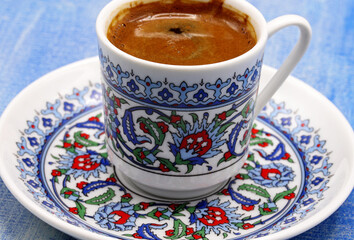  a cup of Turkish coffee 