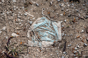 covid-19, surgical mask abandoned