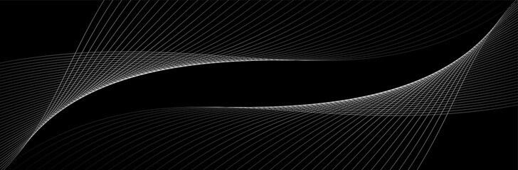 Modern black background with lines