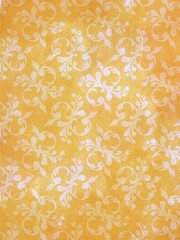 Jugendstil viktorianisch floral Ornament auf Hintergrund gelb gold Textil Wand antik altes Papier Vorlage Layout Design Template Geschenk zeitlos schön alt barock edel rokoko elegant background