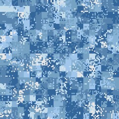 Seamless urban camouflage pattern. The pixel pattern in the foreground