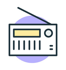 Radio Vector Icon