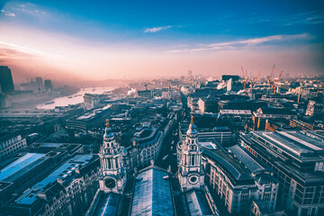Obraz premium Rooftop view of London