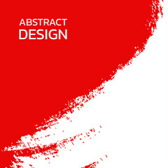 Obraz premium Social media frame or post template in grunge style. Square brush border, banner, poster or cover for story or sale layout design. Vector illustration.