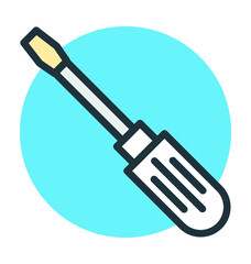 Screwdriver Cool Vector Icon
