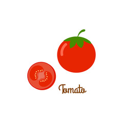 Tomato. Vector illustration.