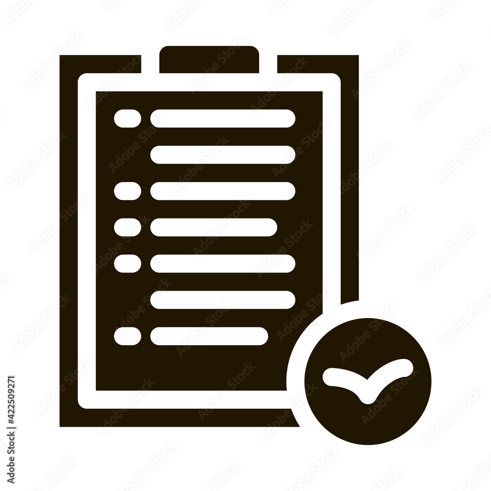 Aufkleber bird check list for watching icon vector