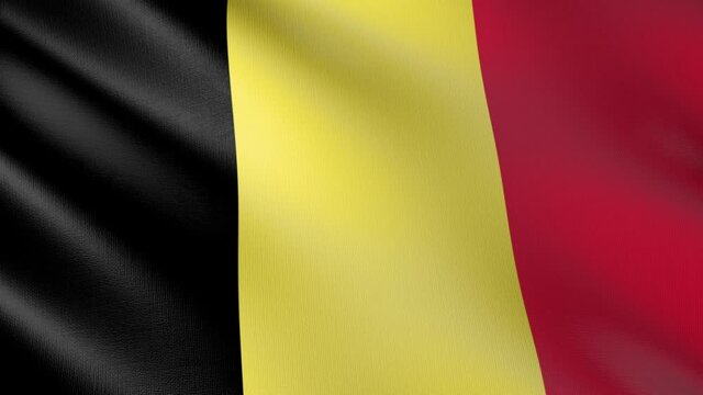 Flag of The Belgium. Flag's footages are rendered in real 3D software. Perfect for TV, Movies, social, HUD, presentations, webs etc.