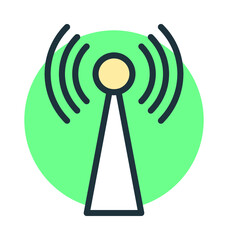 Wifi Tower Vector Icon