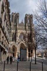 Naklejka premium Cathedrale Notre-Dame de Reims