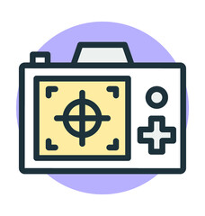 Obraz premium Camera Vector Icon