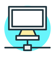 Monitor Vector Icon