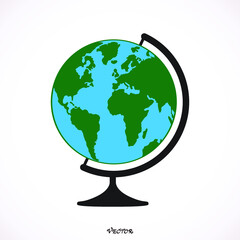 Vector globe icons